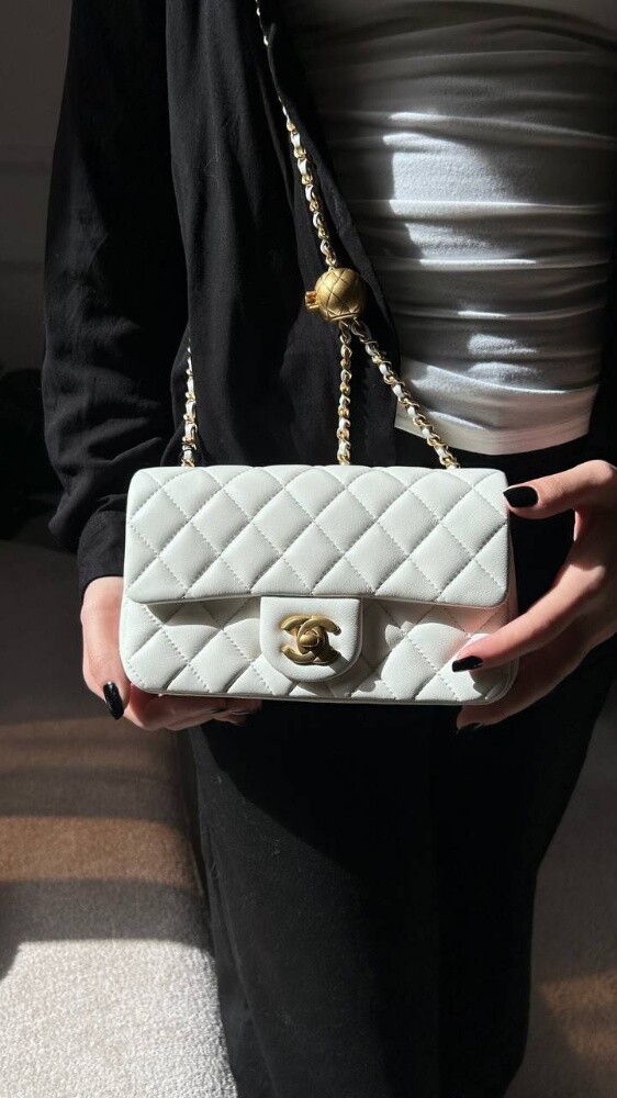 Coco Mini Rectangular LambSkin - 3
