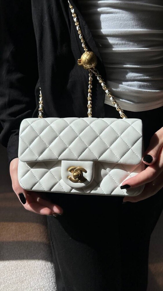 Coco Mini Rectangular LambSkin - 5