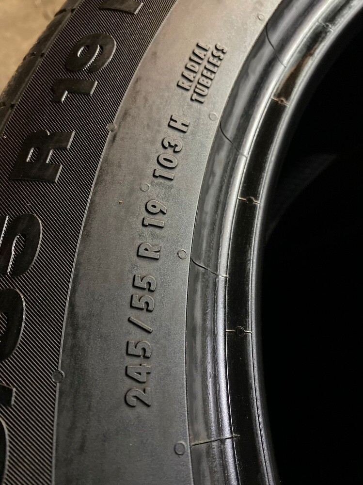 245/55/19" Continental brand tire - 5