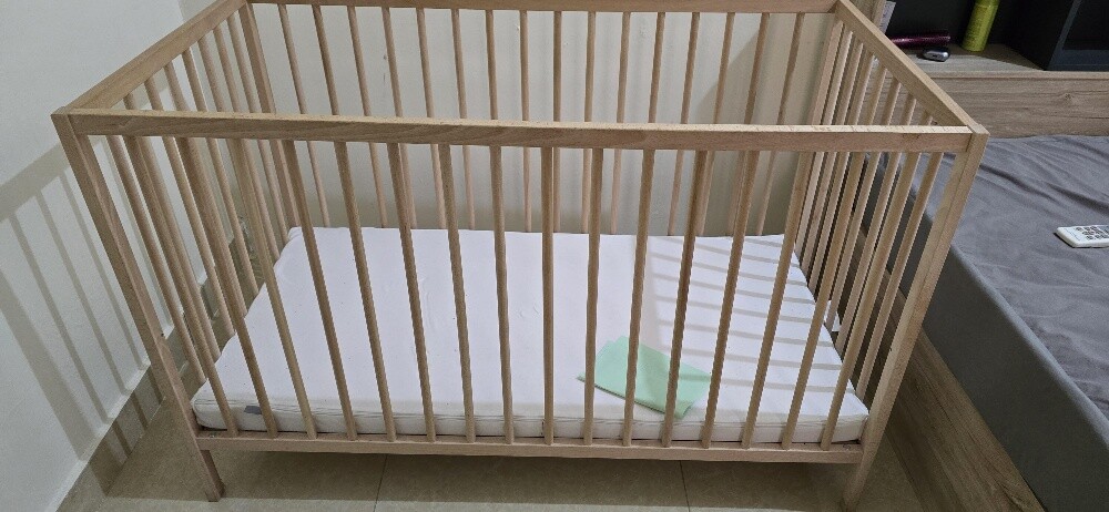 Ikea Crib with Mattresses - 1