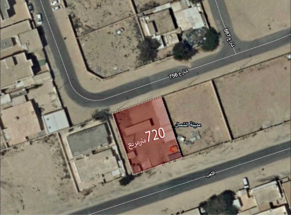 للبيع ارض مدينه الشمال ٧٢٠ م  - 5