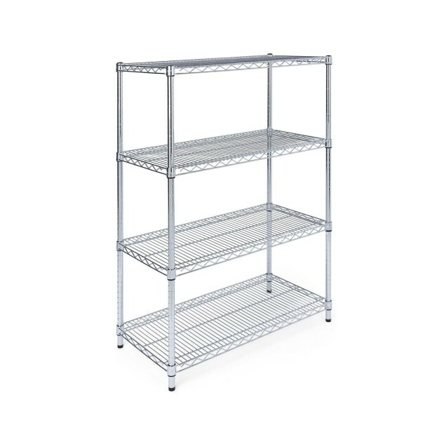 4-Tier Adjustable SS Storage Rack - 3