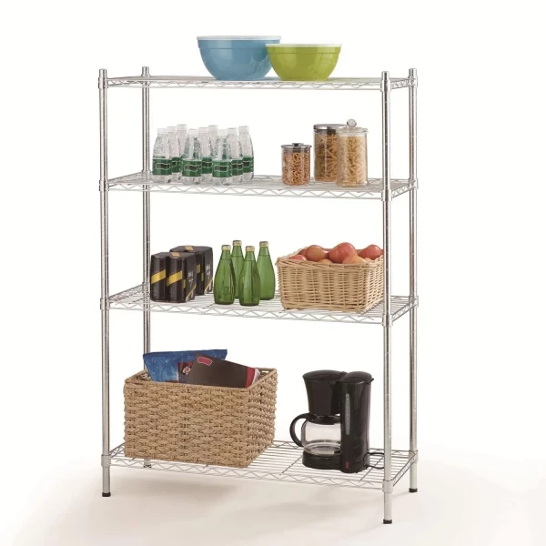 4-Tier Adjustable SS Storage Rack - 1