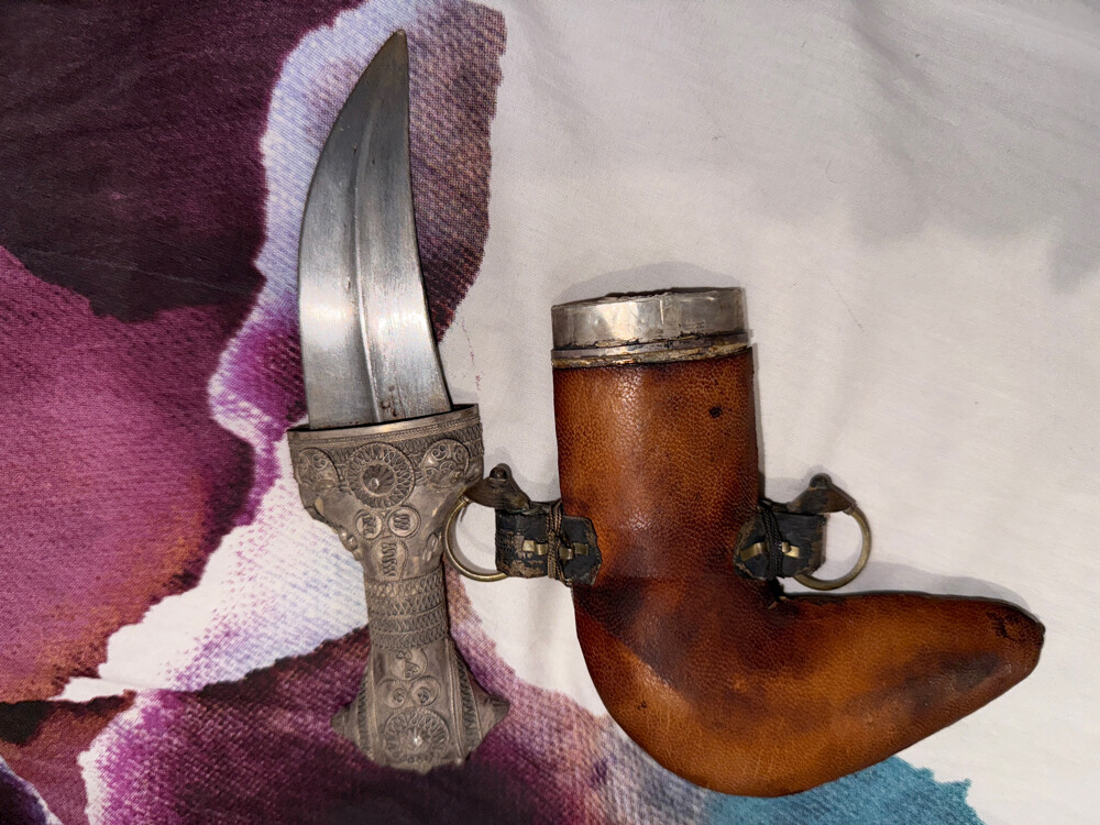  vintage silver Omani Khanjar  - 2