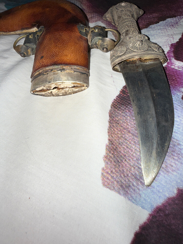  vintage silver Omani Khanjar  - 4