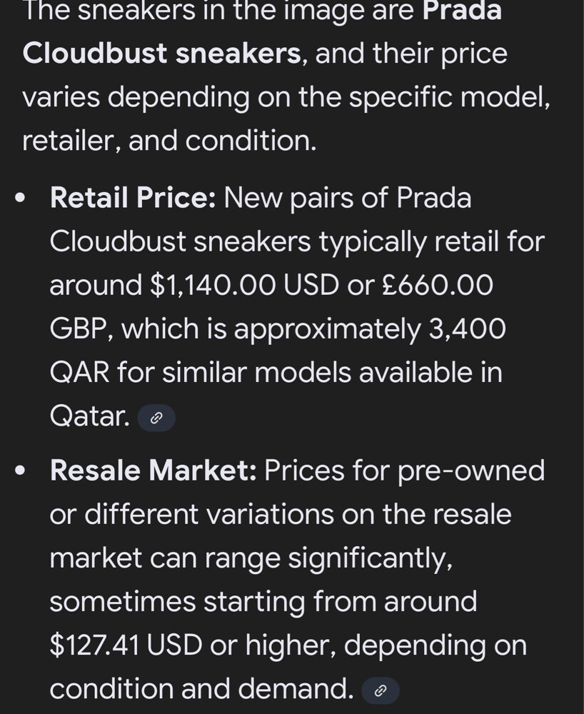PRADA ORIGINAL 2500qr in use 1000 - 8
