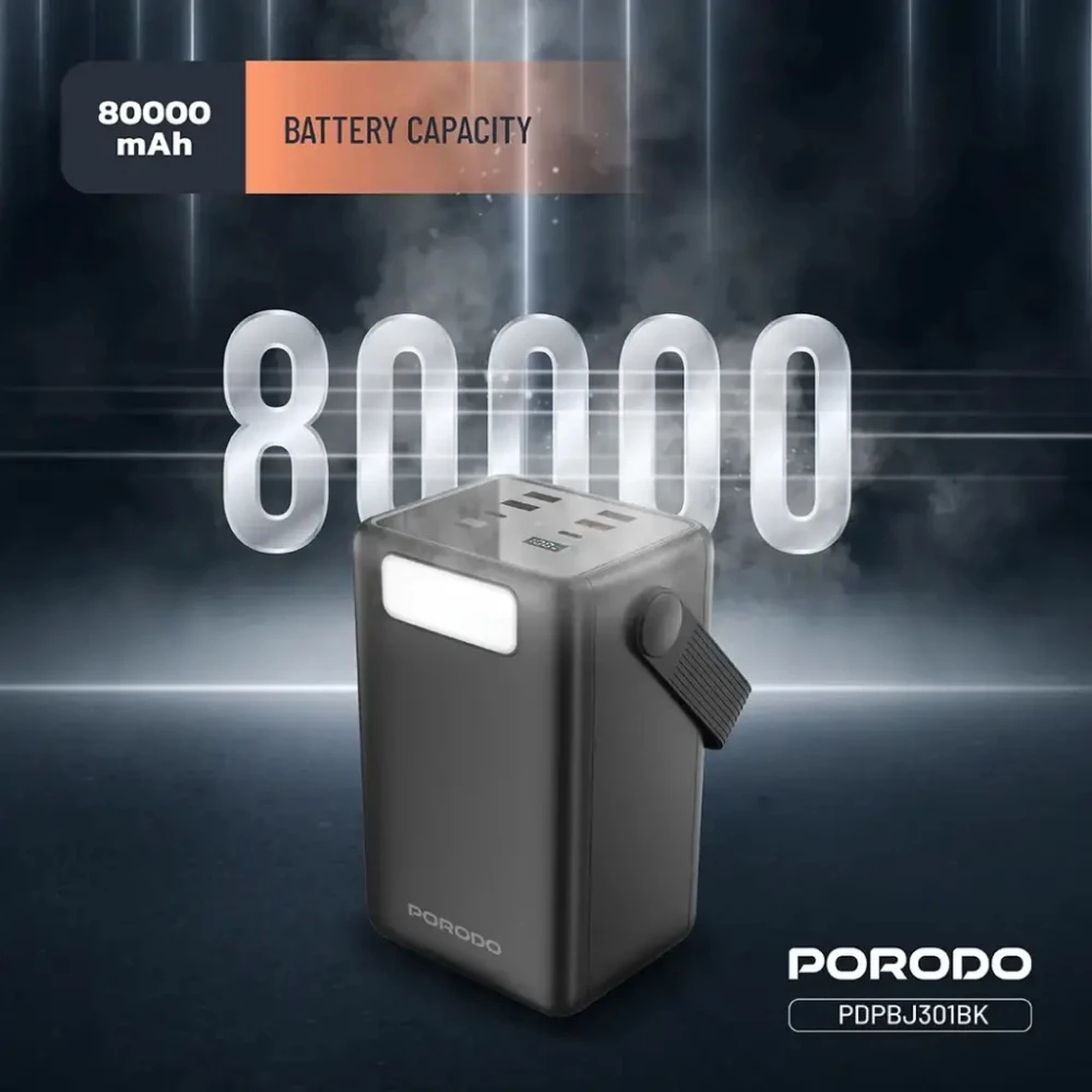 Porodo Lara Power Bank 80,000mAh - 6
