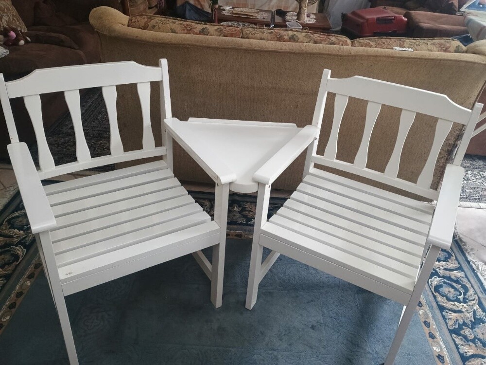 Ikea chair set with table ikea - 3