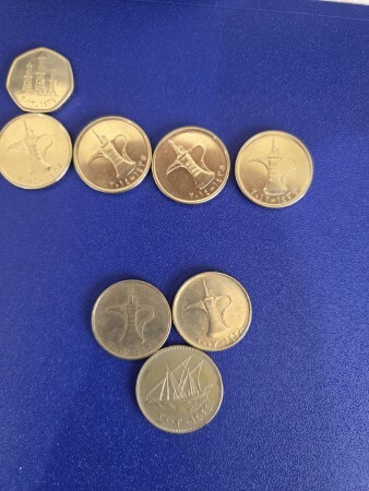 UAE coins collection from 1995 - 3