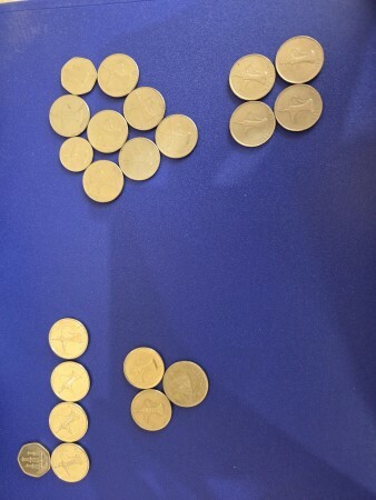 UAE coins collection from 1995 - 4
