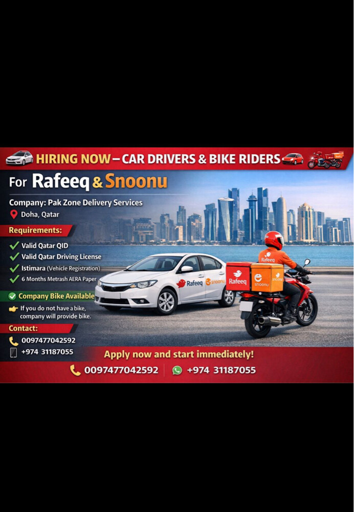 we need Car driver and bike Rider - 2