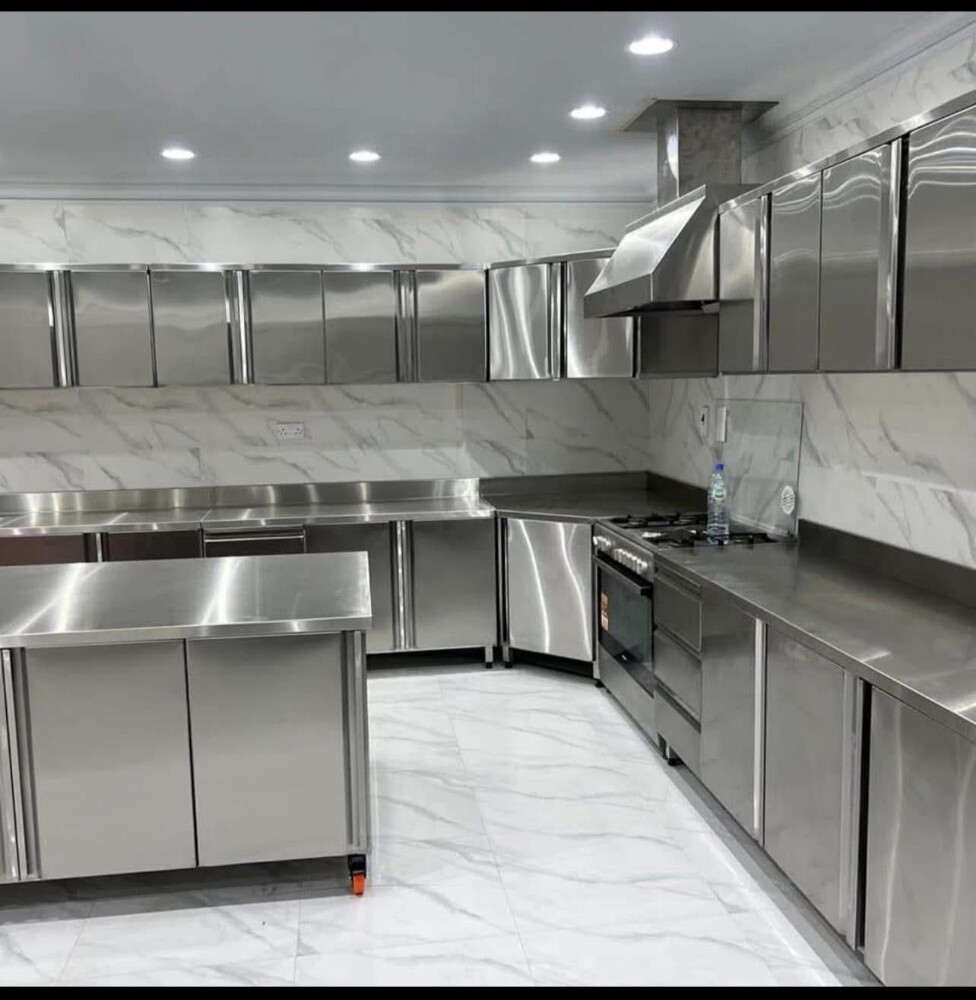SS Kitchen Base and Wall Cabinet - 4
