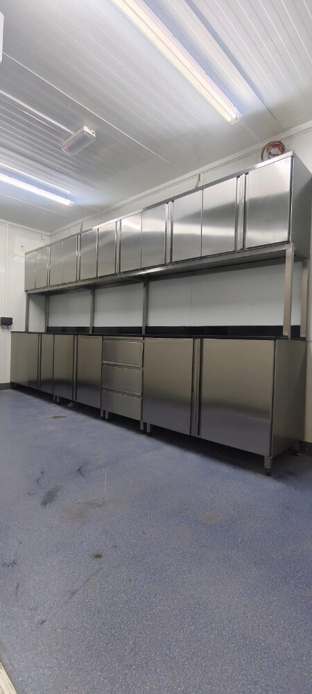 SS kitchen Base & Wall Cabinet - 5