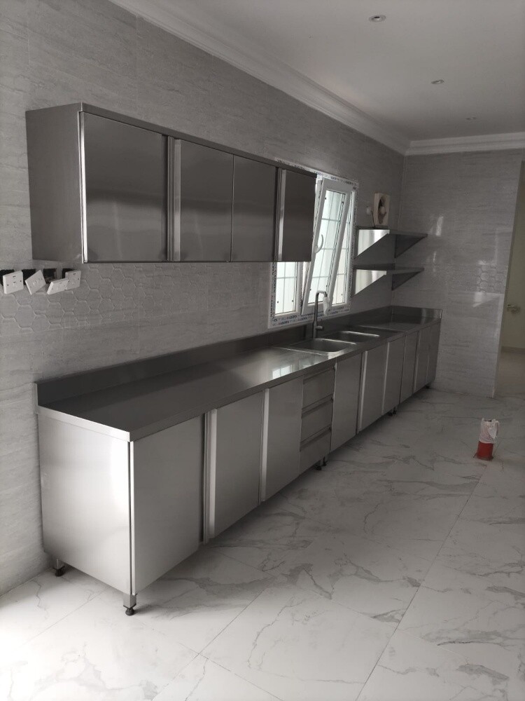 SS kitchen Base & Wall Cabinet - 2