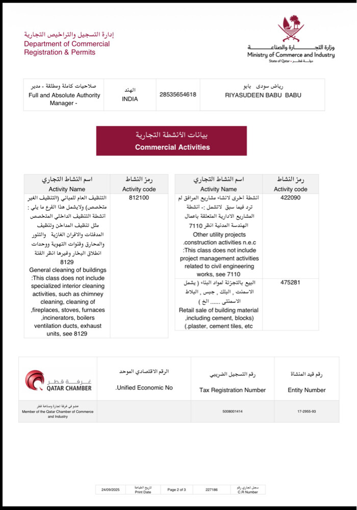 سجل تجاري للبيع في قطر - 2
