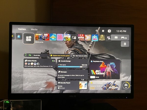 Gaming monitor with add ons - 1