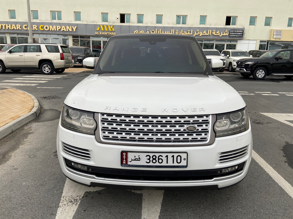 Range Rover 2014 white  - 1