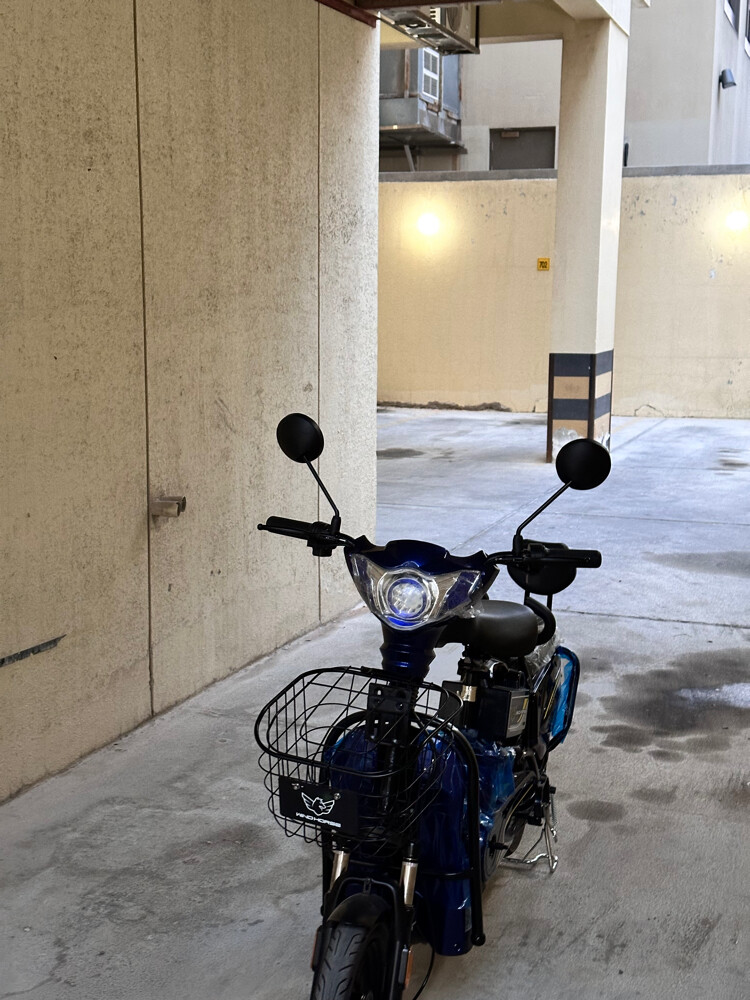 e bike with brand new halmet - 2