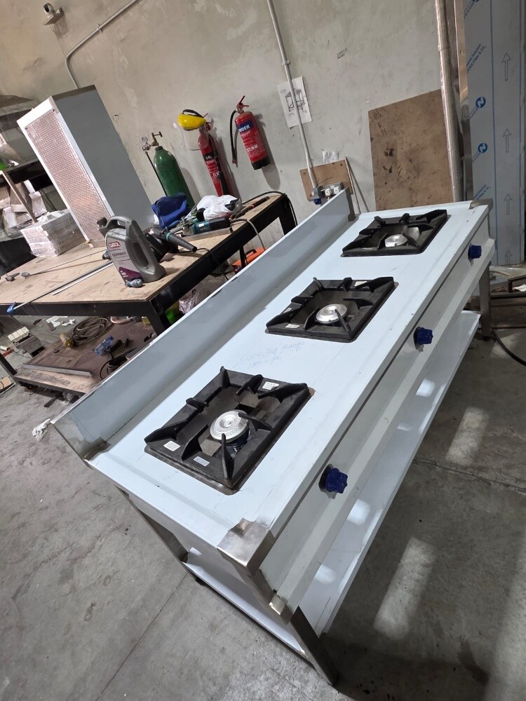 SS Cooking Range 3 Burnner - 1