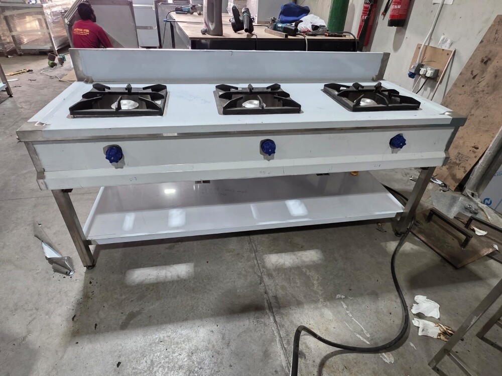 SS Cooking Range 3 Burnner - 4