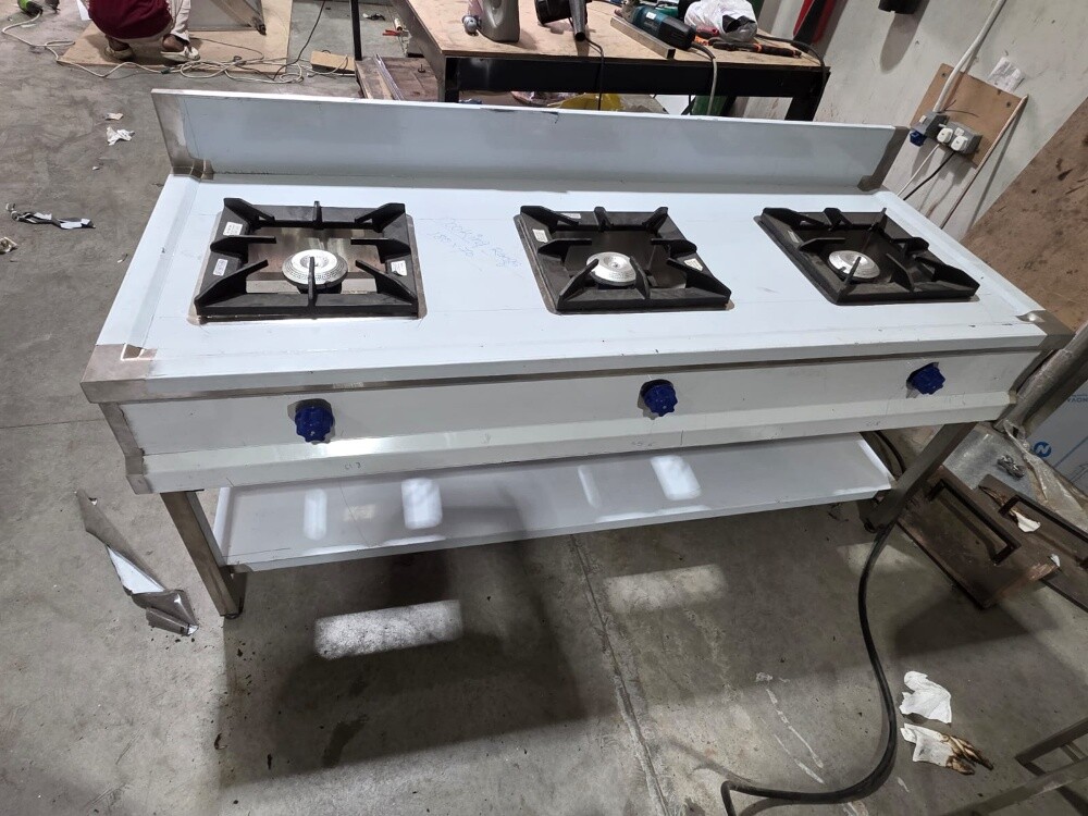 SS Cooking Range 3 Burnner - 2