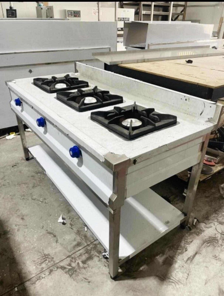 SS Cooking Range 3 Burnner - 5