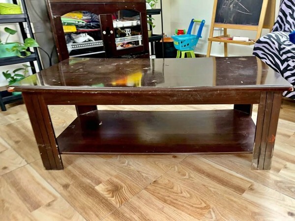 Wooden TV Table - 1