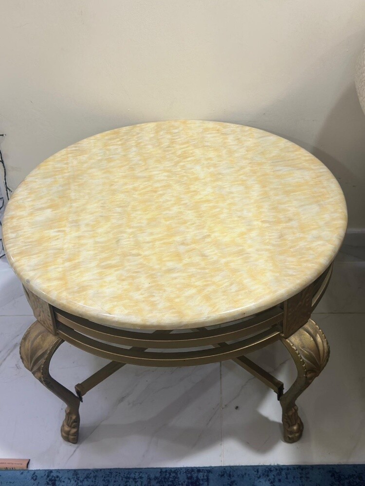 2 round coffee  tables - 1