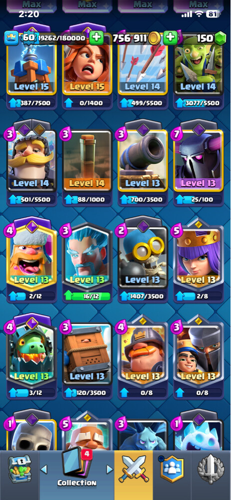 clash royal account - 5