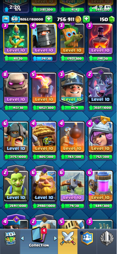 clash royal account - 12