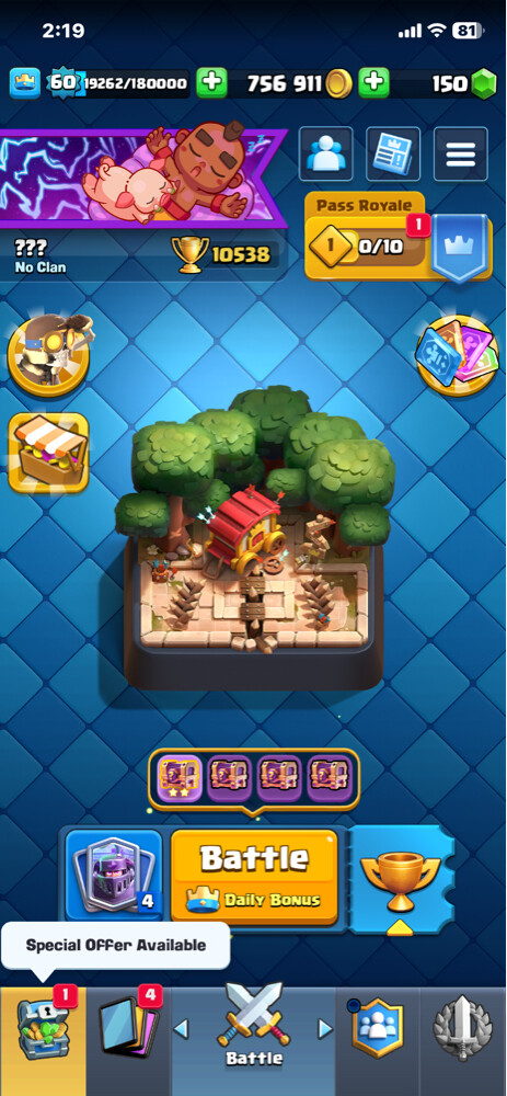 clash royal account - 1