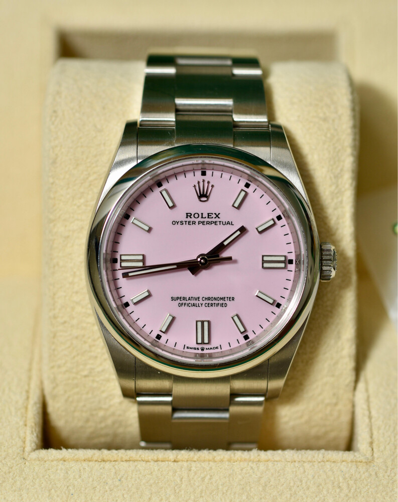 Rolex Oyster Perpetual pink 2022 - 1