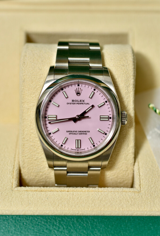 Rolex Oyster Perpetual pink 2022 - 3