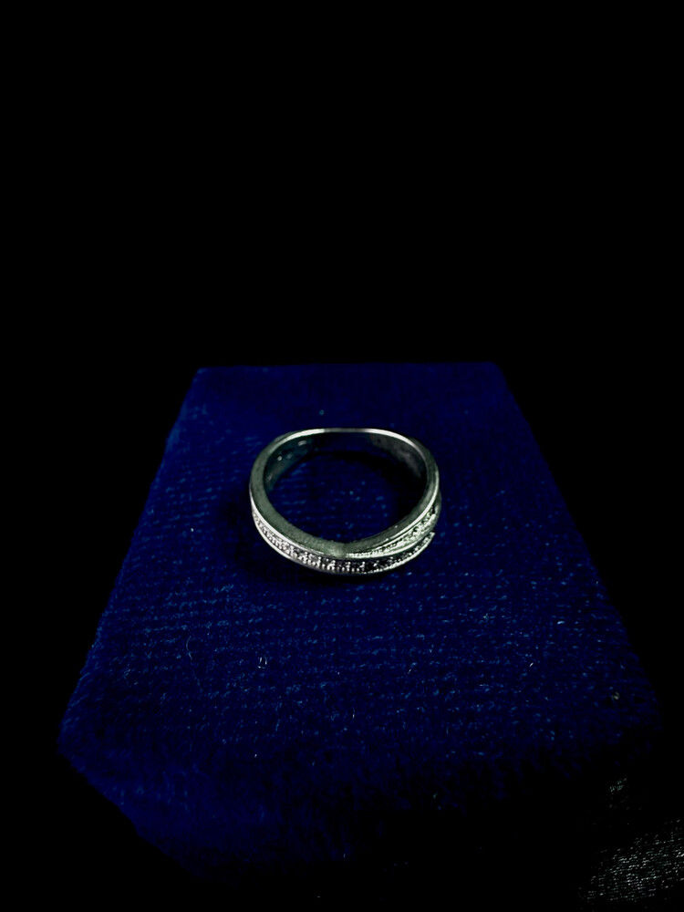 italic silver rings 925 - 24
