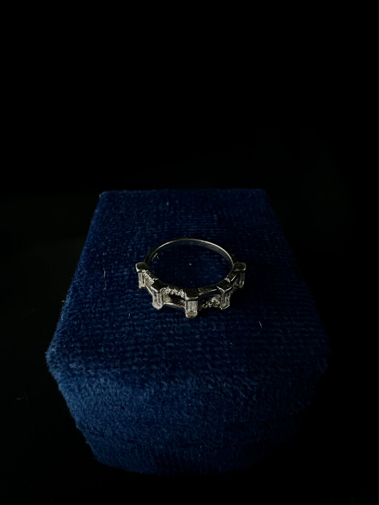 italic silver rings 925 - 7