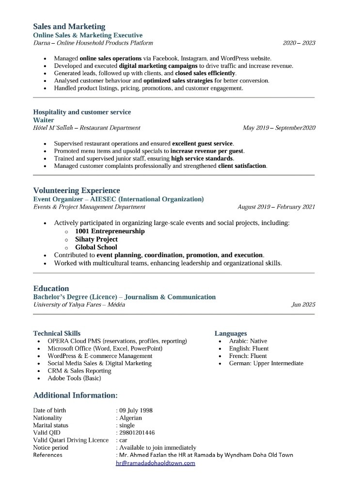 Hospitality Professional - 3