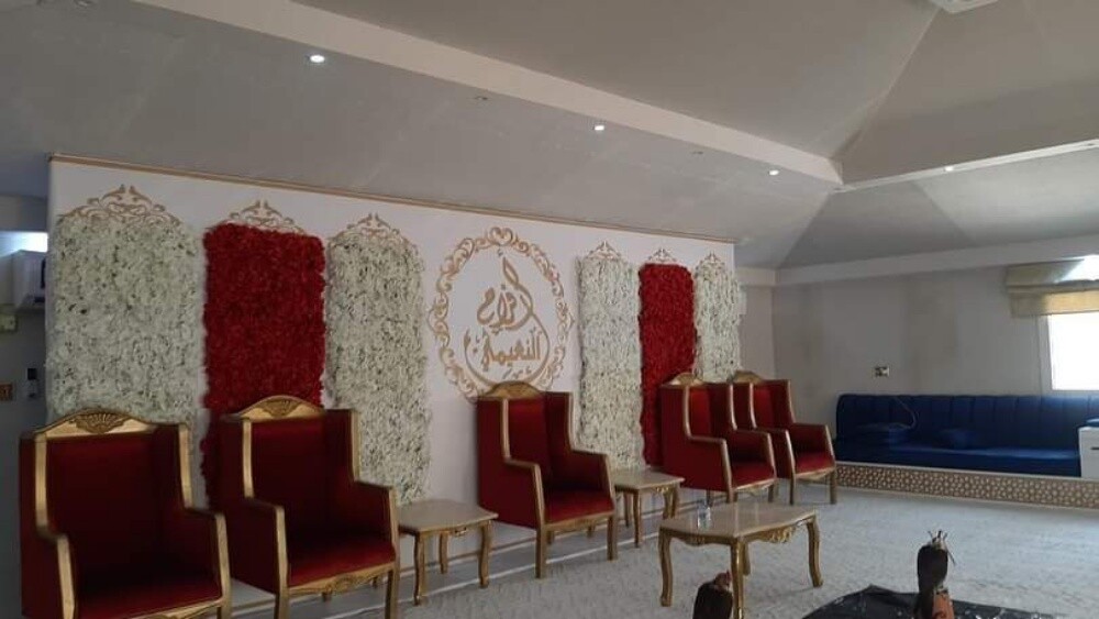 طوق ورد استقبال كوشة خطوبة وخيام - 6