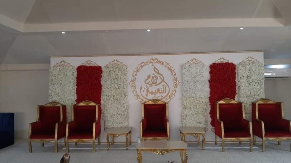 طوق ورد استقبال كوشة خطوبة وخيام - 5