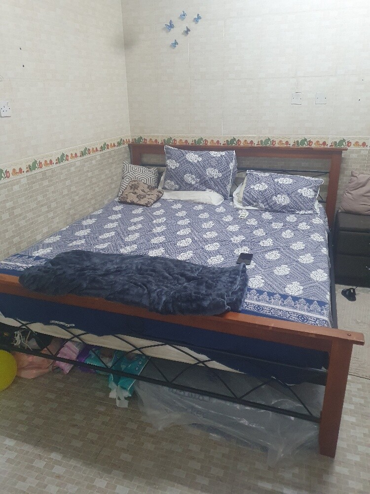 king size bed and spring matress - 1