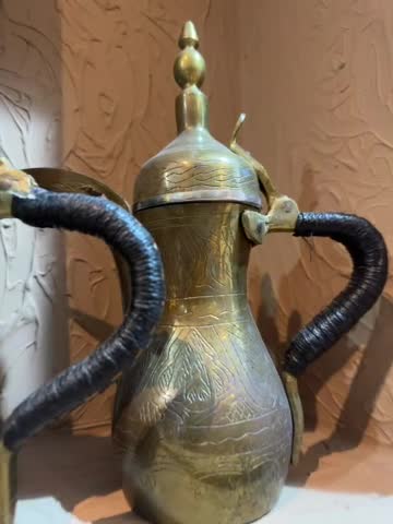 اربع دلال رسلان فضية قديمة مزخرفة - 1