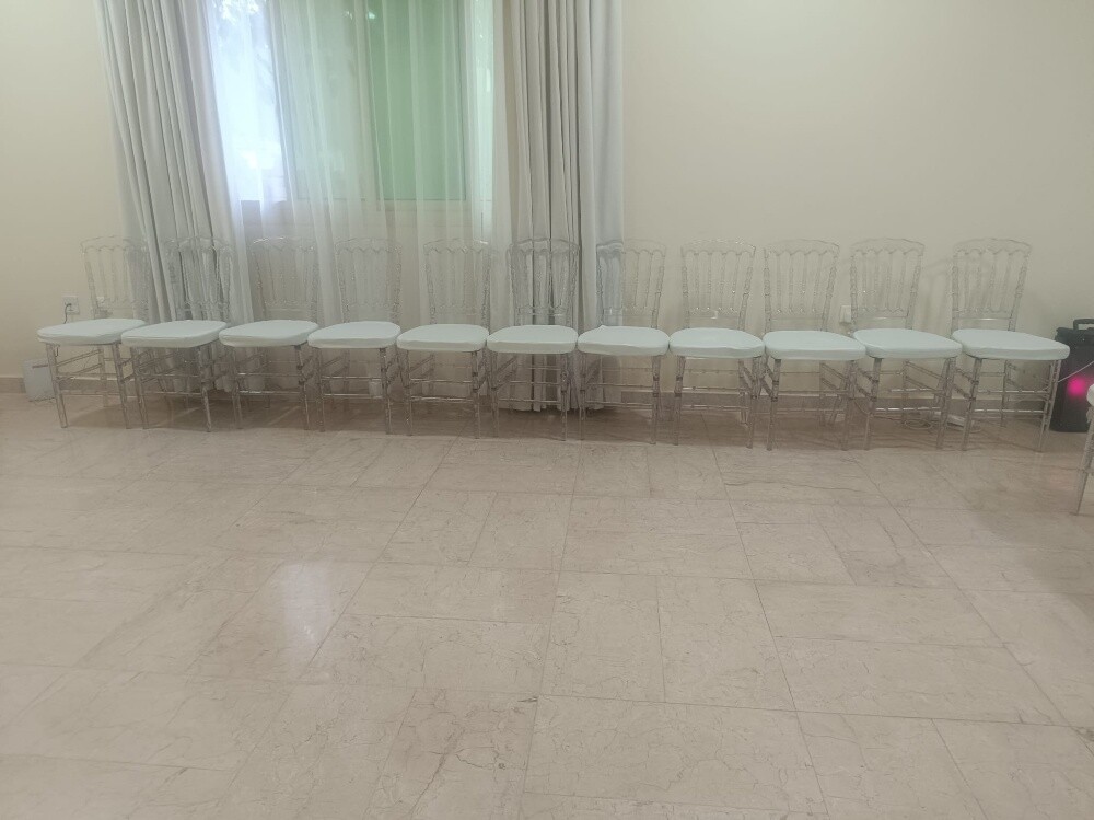 مناسبات كراسي شفافه وطاولات - 4