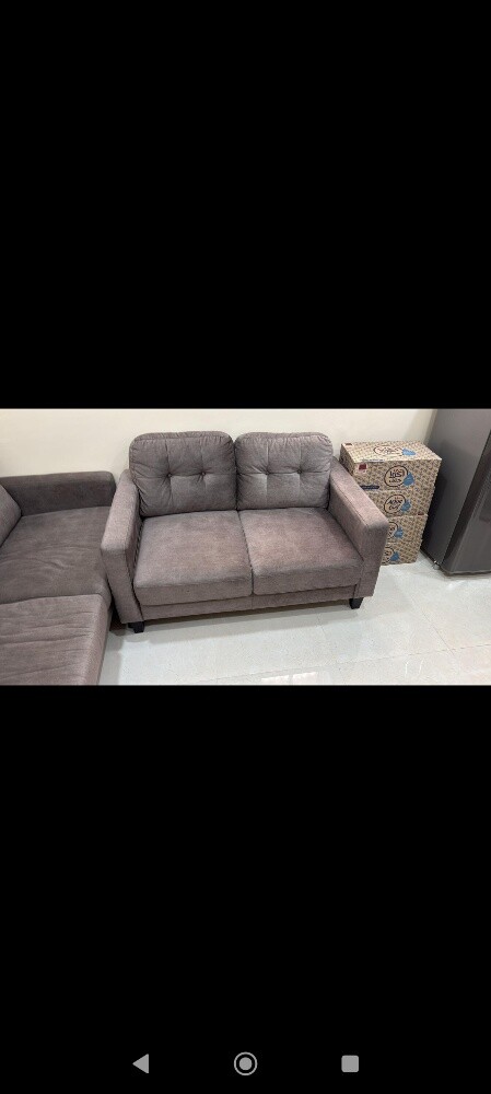 set of 03. sofa for sale used l - 1
