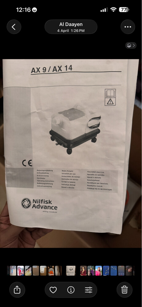 the Nilfisk Advance AX 9 / AX 14 - 5