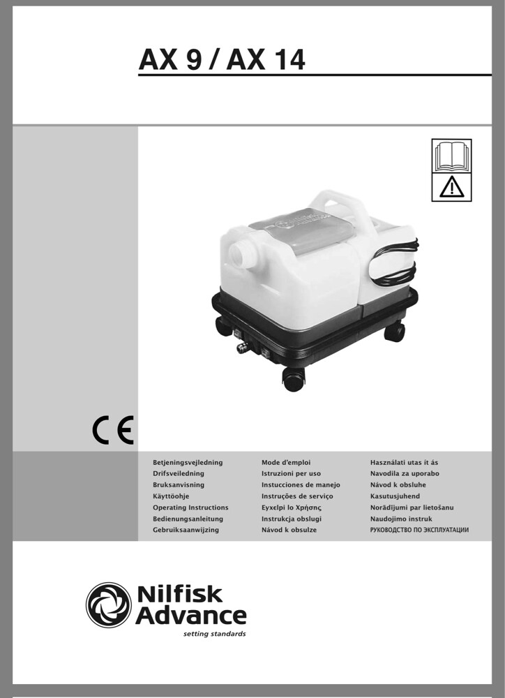 the Nilfisk Advance AX 9 / AX 14 - 2