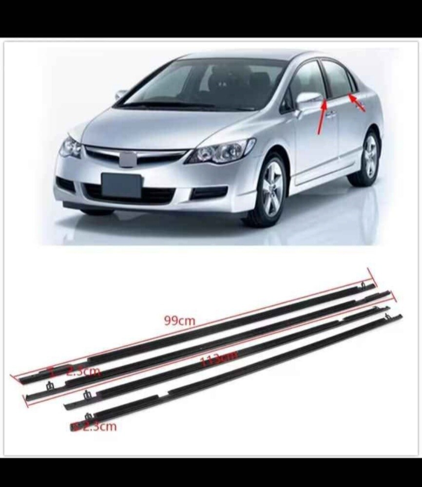 civic weather strips and sunvisor - 4