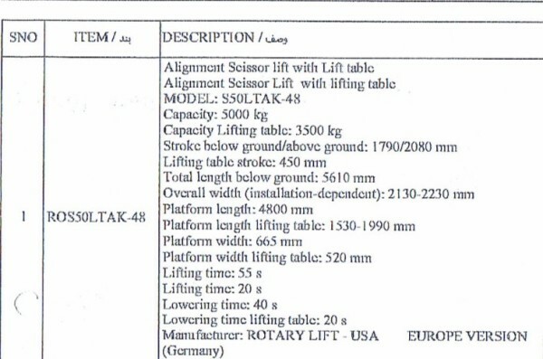Scissor Lifter from Rotary - 2