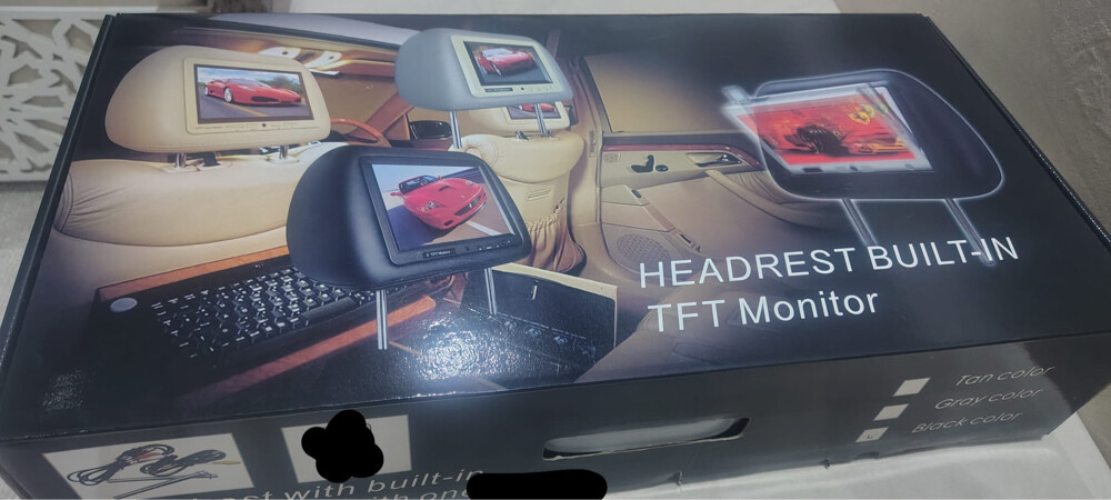Headrest Built-in TFT Monitors - 1
