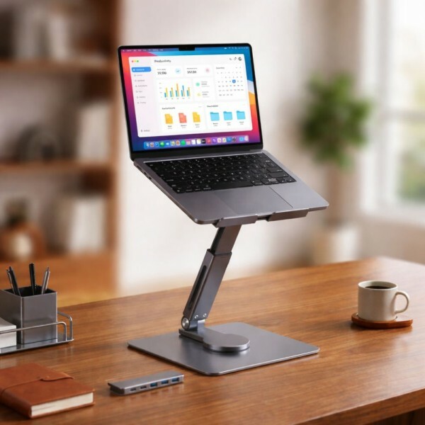 360°Aluminum Notebook Laptop Stand - 3