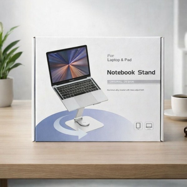 360°Aluminum Notebook Laptop Stand - 2