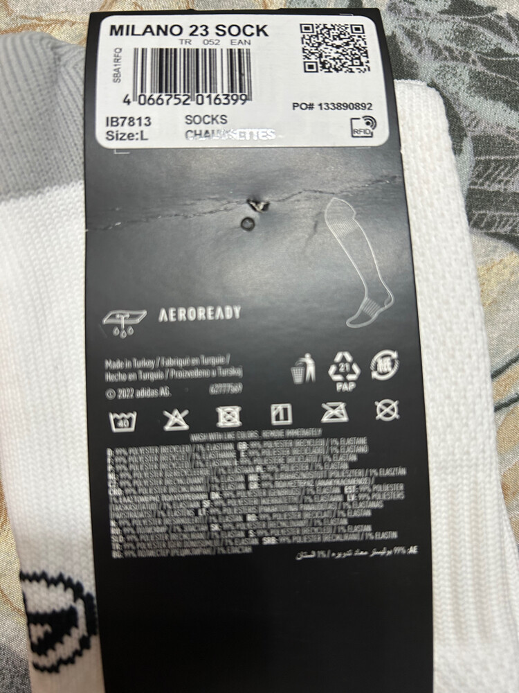 Adidas Football socks size 43/45 - 1